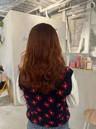セミロング 新宿/顔周りカット +レイヤー=しずく♩のヘアスタイル
