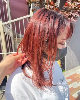 ミディアム 竹内 宏法のヘアスタイル