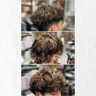 パーマ DIECE渋谷 渡邉 凜【メンズ特化】のヘアスタイル