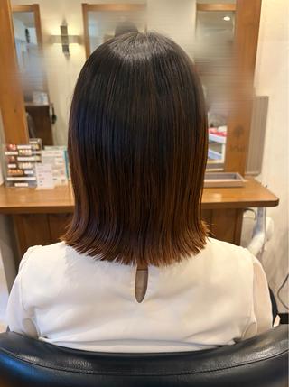 ミディアム カラー/美髪縮毛矯正 💞/mao⟡のヘアスタイル
