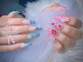 セミロング Linanail Nambaのネイルデザイン