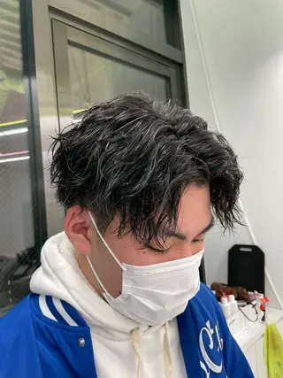 ショート カラー パーマ メンズ 札幌メンズ専門美容師 🌪SHO🌪️のヘアスタイル