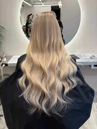 ロング カラー TATSUYA アートディレクターのヘアスタイル