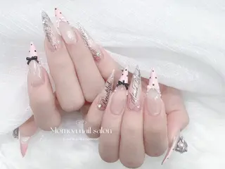 ネイル MoMoA Nail ネイル長さ出し専門店のネイルデザイン
