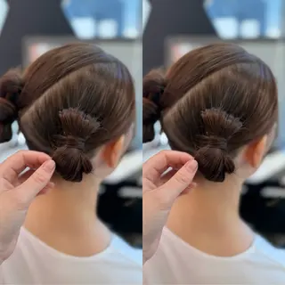 ロング ヘアアレンジ 梅田茶屋町ヘアセット 🎀RIONA🎀のヘアスタイル