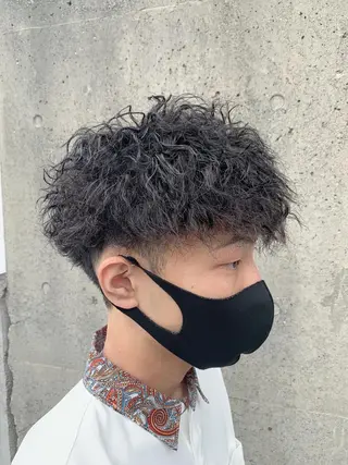 ショート 失敗しないパーマ 稲葉/草薙のヘアスタイル