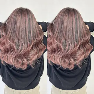 ロング カラー ブリーチ無しダブル カラー🦕まどかのヘアスタイル