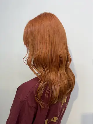 ロング カラー パーマ ヘアアレンジ メンズ キッズ ネイル マツエク・マツパ アイブロウ 🤎モテ髪&透明感 ミルクティー🥣🤎のヘアスタイル