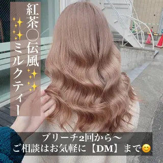 ロング カラー メンズ 柔らかカラー/ レイヤーYUTO🧋のヘアスタイル