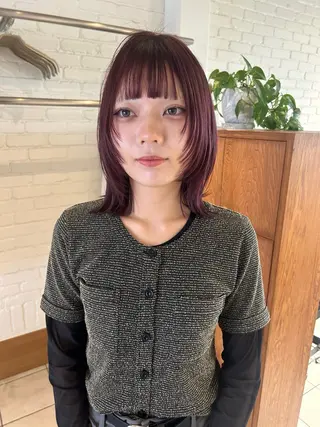 ショート カラー 💫レイヤーカット 💫ブリーチ💫サキのヘアスタイル