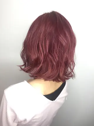 ミディアム 稲田 結衣夏のヘアスタイル