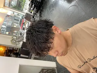 ショート パーマ メンズ 💇🏻‍♂️パーマ ニキ✨本田龍斗のヘアスタイル