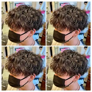 パーマ メンズ メンズパーマ特化 店長望月謙二郎のヘアスタイル