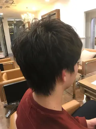 パーマ メンズ ひろせ かなのヘアスタイル
