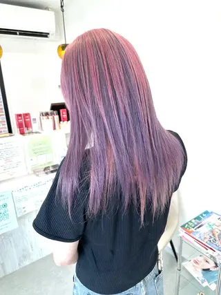 ロング カラー 加藤 佑二のヘアスタイル