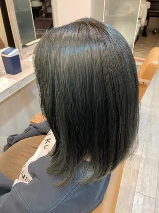 ミディアム カラー waRin syamp&headのヘアスタイル