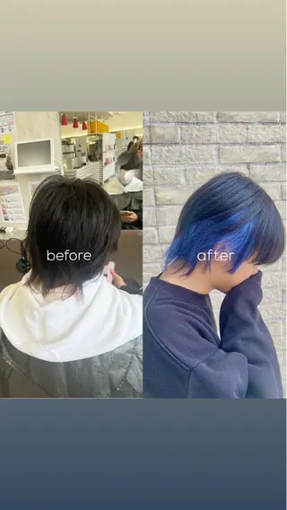 メンズ ダブルカラー/艶髪 🪽minoriのヘアスタイル