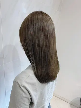 ミディアム カラー チバ タクミのヘアスタイル