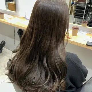 ロング カラー 艶カラー/岡崎 /おかもとななのヘアスタイル
