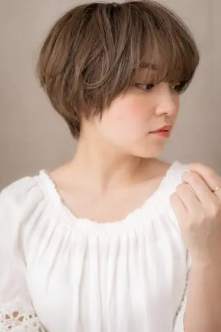 ショート 阿部 雲母のヘアスタイル