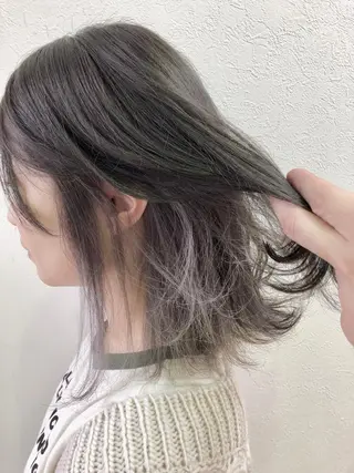 カラー 最高級エクステ /羽エクステ白石宇由のヘアスタイル