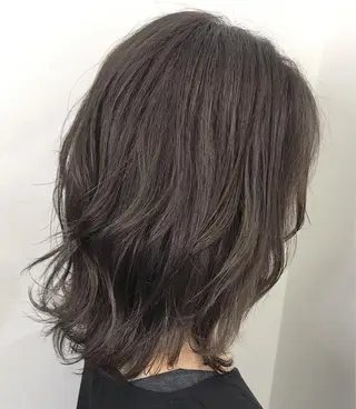 ミディアム カラー メンズ縮毛矯正 細谷碧海のヘアスタイル