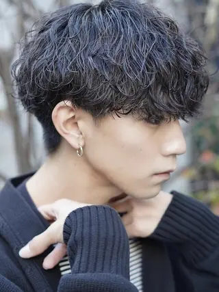 ショート パーマ メンズ SENTA✨メンズ パーマ✨fifth栄のヘアスタイル