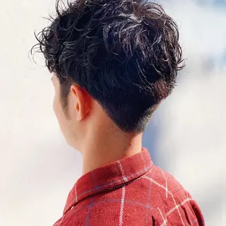 パーマ メンズ 中川 竜誠のヘアスタイル