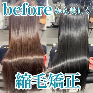 ミディアム 髪質改善サロン 南船場　みおのヘアスタイル