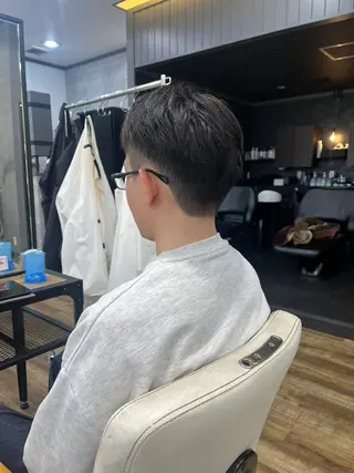 メンズ 紫音 cutwells郡山のヘアスタイル
