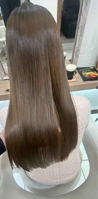 ロング パーマ 縮毛矯正/髪質改善/ 艶髪ササキナツミのヘアスタイル