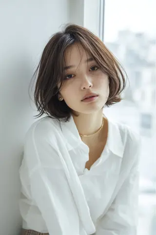 ミディアム ku-to WAKABAのヘアスタイル