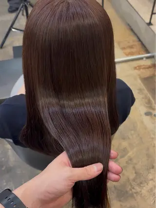 ミディアム カラー ブラウンカラー特化/ 艶✖️上品/修生のヘアスタイル