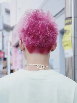 ショート カラー お洒落カジュアル🍃 まなとのヘアスタイル