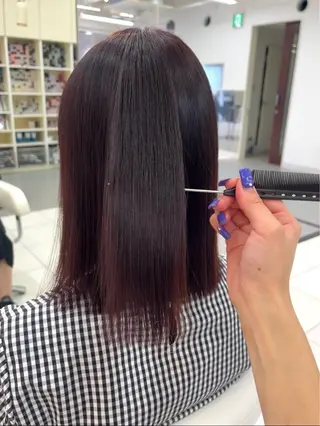 ミディアム XIA AIMIのヘアスタイル