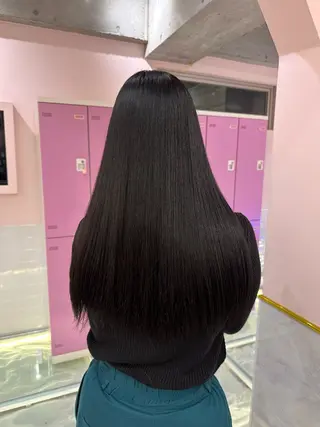 ロング カラー モテ艶🪄ベージュ カラー🧸RUKAのヘアスタイル