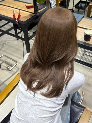 ロング 韓国ヘア りんのヘアスタイル