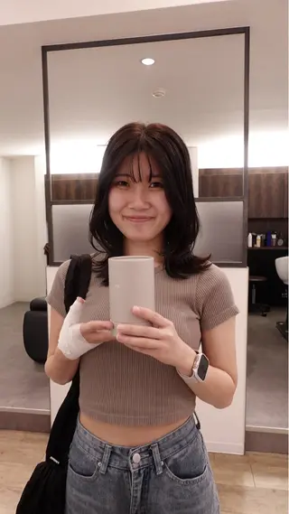 セミロング カラー ⛲️every 🌼 平子 歩美 ☺︎のヘアスタイル