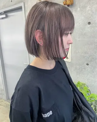 ショート カラー 艶髪/透明感カラー tawadaのヘアスタイル
