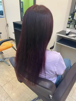 ロング 奥野JAPAN🌈 艶髪カラーのヘアスタイル