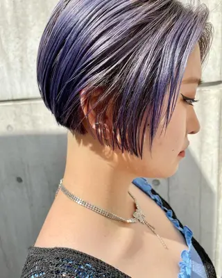 ショート カラー 艶髪/透明感カラー tawadaのヘアスタイル