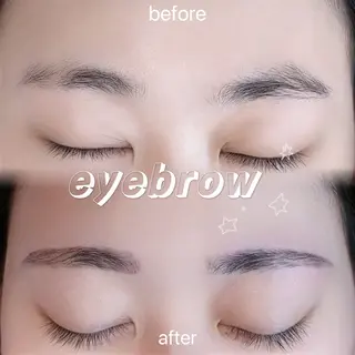 アイブロウ 韓国風束感まつ毛♡ ryoko⭐️天王寺のマツエク・マツパデザイン