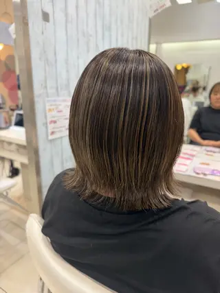 ミディアム カラー 🤎ベージュカラー/ 髪質改善/山岸🤎のヘアスタイル