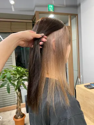 セミロング カラー 🐾Libero🐾 柏　KONOMIのヘアスタイル