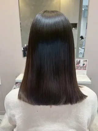 ミディアム 🫧ナチュラル矯正 /カラー🫧あやりのヘアスタイル