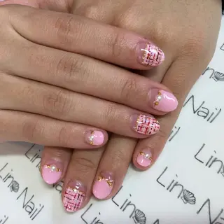 ショート ミディアム セミロング ロング カラー ネイル まつエク Lino Nail sekitomiのネイルデザイン