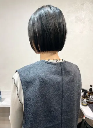 ショート カラー ヘアアレンジ ボブ/ミニボブ/ 立河今日子のヘアスタイル