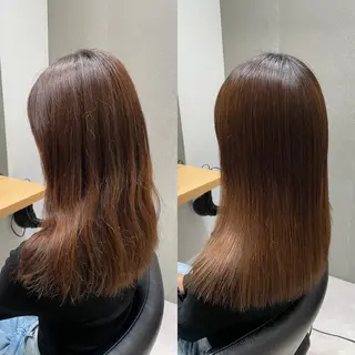 セミロング 髪質改善ヘアケア 艶髪特化/上田のヘアスタイル