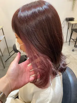ショート 🎀︎maho/暖色 /レイヤーカットのヘアスタイル