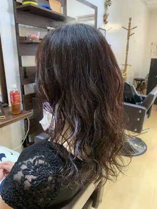 カラー ロング サトウ シューイチのヘアスタイル